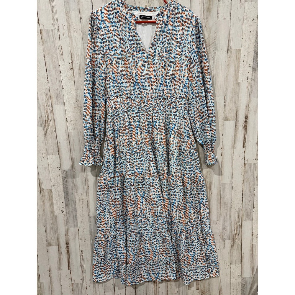PrettyGarden Women's Long Sleeve Midi/Maxi Dress – Size Large
